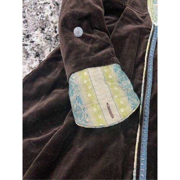 Jottum Brown Velvet Rembrandt Little Girls Jacket - Picture 9 of 12